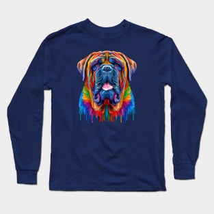 English Mastiff Artwork Long Sleeve T-Shirt